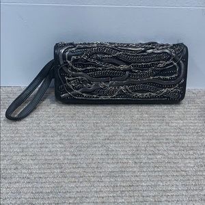 Nicole Miller wristlet evening bag hardly used